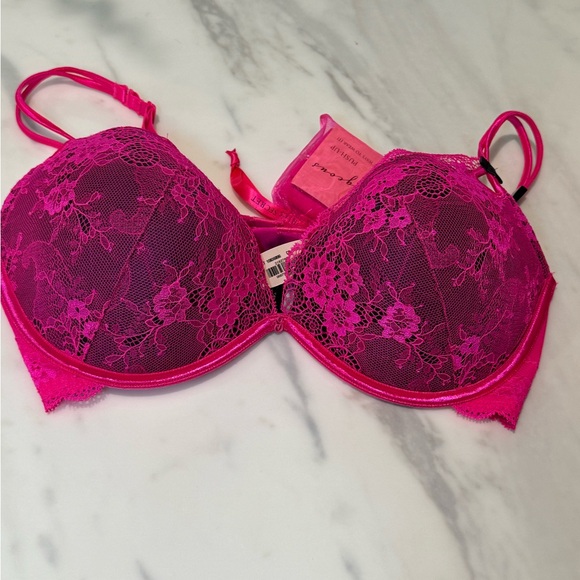 PINK Victoria's Secret Other - PINK Victoria's Secret Fuchsia Lace Bra